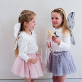 Disfraz alas rosa brillo