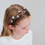 Diadema doble corazones