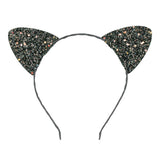 Diadema orejitas de gatito con purpurina