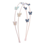 Diadema doble mariposas