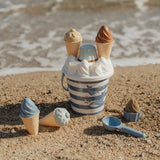 Set de playa helados azul ballenas Little Dutch