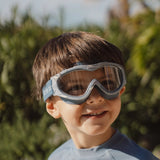Gafas de buceo niño azules ballenas Little Dutch