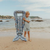 Colchoneta agua infantil azul cola ballena Little Dutch