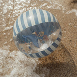 Pelota de playa azul ballenas Little Dutch