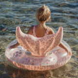 Flotador infantil grande rosa cola sirenita Little Dutch