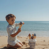 Set de playa helados azul ballenas Little Dutch