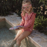 Braguita bañador niña rosa Little Dutch
