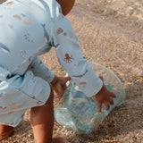 Bañador niño tipo short azul océano Little Dutch