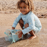 Bañador niño tipo short azul océano Little Dutch