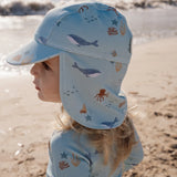 Bañador pañal bebé unisex azul océano Little Dutch