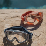 Gafas de buceo niño azules ballenas Little Dutch