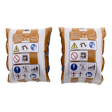 Manguitos niño raya marrón ballenas Little Dutch