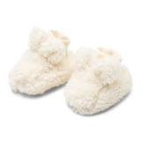 Patucos bebé borreguito crema